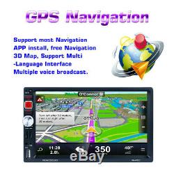 7 Car MP5 Player BT Mirror Link GPS Nav DVR AUX RDS FM + Steering Wheel Control
