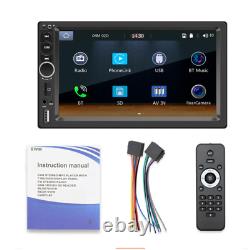 7 In Double 2 DIN Car MP5 Player Stereo Radio Bluetooth Touch Screen USB AUX TF