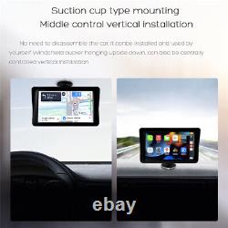 7 Portable Monitor Wireless Apple CarPlay GPS Bluetooth Radio Car Stereo Player