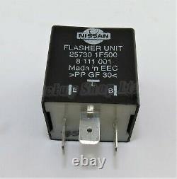 757-Genuine Nissan (1992-2000) 3-Pin Black Flasher Unit Relay 257301F500 8111001