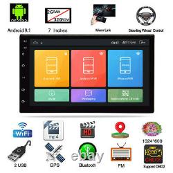 7in 1DIN Android 9.1 Car Stereo Radio MP5 Bluetooth WIFI GPS SAT NAV Mirror Link