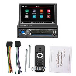 7in 1Din Car Radio Stereo BT/FM/USB/AUX Mirror Link Telescopic Screen MP5 Player