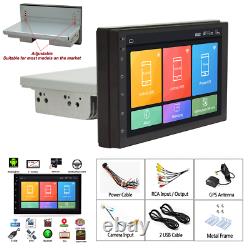 7in 1Din Car Stereo Radio MP5 Bluetooth WiFi Mirror Link Android 9.1 GPS SAT NAV