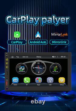 7in Double 2Din Car MP5 Player Apple Carplay Android Auto Bluetooth Stereo Radio