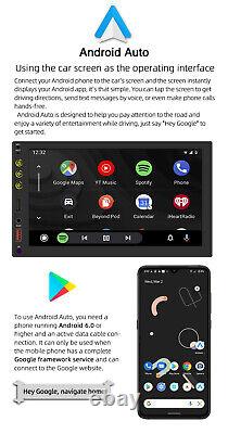 7in Double 2Din Car MP5 Player Apple Carplay Android Auto Bluetooth Stereo Radio