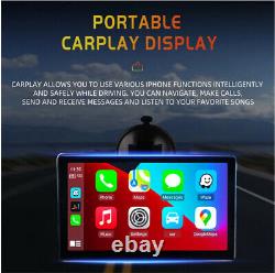 7in Monitor Wireless Carplay Android Auto Bluetooth Video Player With Camera