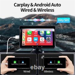 7in Touch Screen Car Monitor Navigation Wireless Apple CarPlay With Rear Camera