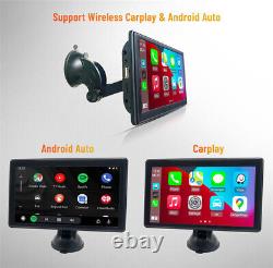 7in Touch Screen Car Monitor Wireless Carplay Android Auto Stereo GPS Navi FM BT