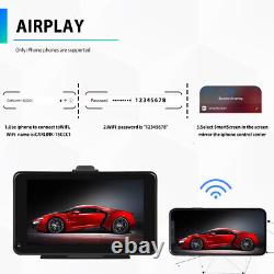 7in Touch Screen Monitor Wireless Carplay Android Auto Car MP5 Player WithRear Cam