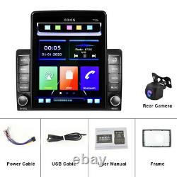 9.5 2Din Car Stereo Radio Apple Carplay MP5 Vertical Touch Screen + AHD Camera