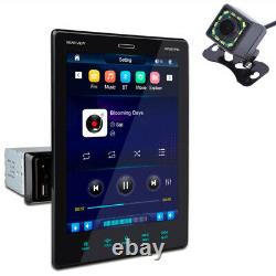 9.5 Single 1DIN Car Radio Stereo Bluetooth MP5 Player Mirror Link WithRear Camera