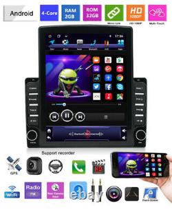 9.7in Android 9.1 2DIN 2+32GB GPS Bluetooth Car Stereo FM WIFI MP5 Player+Camera