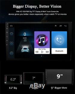 9 Single Din Car Stereo Radio Android 8.1 Quad-Core 2+32GB GPS WiFi DAB MLK OBD