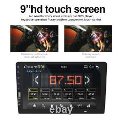 9in 1Din Car Stereo Radio Bluetooth FM USB AUX TF IOS/Android MP5 Player+Camera