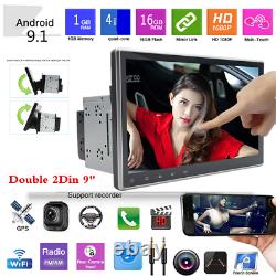 9in Android 9.1 2 Din Car Stereo Radio GPS Navigation MP5 Player Bluetooth Wifi