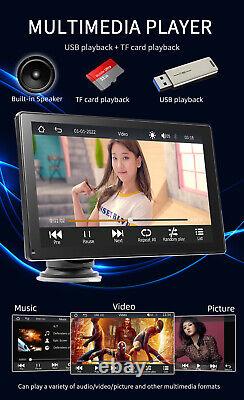 9in Portable Monitor CarPlay Android Auto Car Stereo Radio Multimedia Player BT