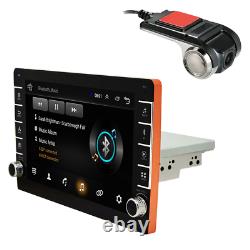 9in Single Din Car Stereo Radio GPS SAT NAV WIFI FM MP5 Player With DVR Dash Cam