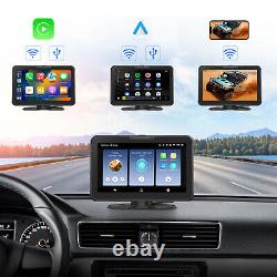AHD CAM+Eonon On Dash Portable 7 IPS Car Stereo Radio CarPlay Android Auto GPS