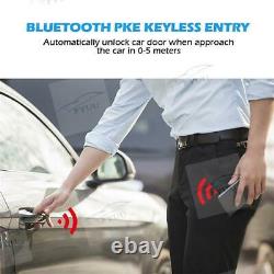 APP One Way Alarm System Engine Start Push Button Key PKE Security Keyless Entry