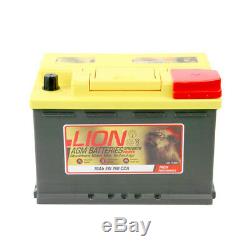 AX570760 AGM 096 Car Battery 3 Years Warranty 70Ah 760cca 12V Electrical By Lion