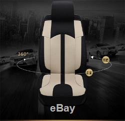 All seasons! Flax 5 Seat Car Seat Cover Protector Cover Car-Styling Beige