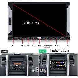 Androi 8.1 7 Double 2Din Touch Screen Quad-Core 1+16G Car Stereo Radio GPS RDS