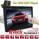 Android 8.1 4-core 8 1DIN BT Car Stereo Radio GPS Navigation WithRearview Camera