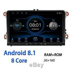 Android 8.1 Car Stereo Radio 9-Inch High-Definition Touch Screen GPS Navigation