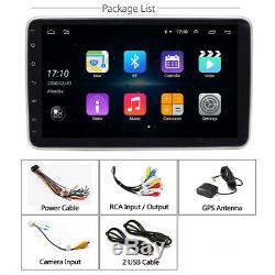 Android 9.0 1+16GB 10.1In 1Din Car Stereo Bluetooth FM MP5 Player GPS Navigation