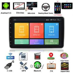 Android 9.0 9In 1Din 1+16GB 4-Core Car Stereo FM Radio Audio GPS Bluetooth Wifi