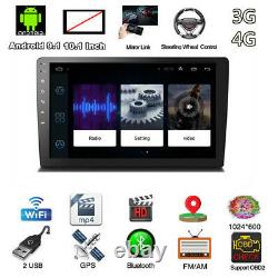 Android 9.1 2Din 10.1 BT Car Stereo Radio MP5 Player GPS Wifi Audio USB DAB DTV