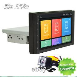 Android 9.1 7In 1DIN Car MP5 Player Stereo FM Radio Bluetooth GPS WIFI + Camera
