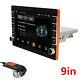 Android 9in Single Din Car Stereo Radio GPS Navigation MP5 Player With Dash Cam