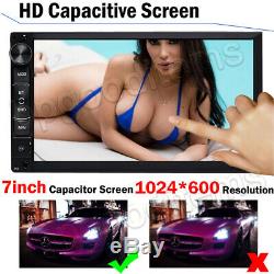 Android Double 2 Din 7Car FM MP5 Player Touch Screen Stereo Radio & Reverse Cam