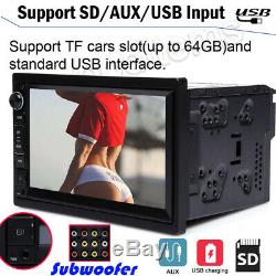 Android Double DIN 7 Car Stereo Radio GPS Sat + Camera For Audi A4 S4 RS4 B7 B9