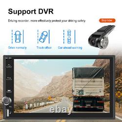 Apple Carplay Android 11 Car Radio Stereo GPS Sat Navi Wifi MP5 2 Din MIC Camera