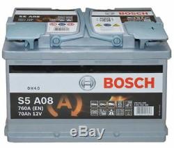 BOSCH S5A08 AGM 611925 096 70Ah 760 CCA Car Battery