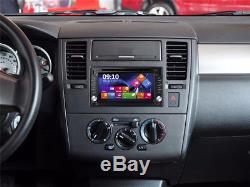 BT GPS Car Stereo HD DVD CD Player 6.2 Double 2Din Radio In-Dash +EURO Map Card