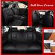 Black Leather Car Seat Covers Cars Cushion Auto Accessories Car-Styling for KIA
