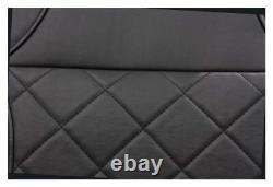 Black Leatherette Luxury Car Seat Cover For Nissan PRIMERA Hatchback 1996-2002