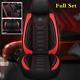 Black/Red 6D Surrounded PU Leather Car Seat Cover Cushion Styling Accessories