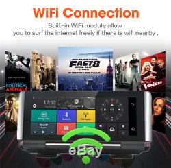 Bluetooth WI-FI 4G Android 5.0 2 lens Driving Recorder GPS Nav+Free Europe Map