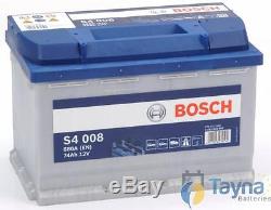 Bosch Car Van Battery 12V 74Ah Type 096 680CCA 4 Years Wty Sealed OEM S4008