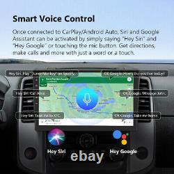CAM+2DIN 10.1 IPS Touch Screen Android Car Stereo Radio GPS Sat Nav CarPlay DSP