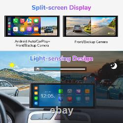 CAM+ Portable 9 inch 4K IPS Touch Screen Car Stereo CarPlay Android Auto Sat Nav