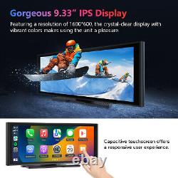 CAM+ Portable 9 inch 4K IPS Touch Screen Car Stereo CarPlay Android Auto Sat Nav