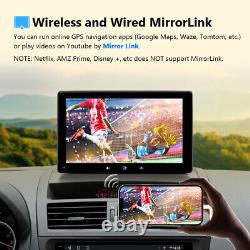 CAM+ Wireless CarPlay Android Auto 7 QLED Touch Screen Car Stereo Radio Sat Nav