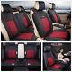 Car Breathable PU Leather&Mess Fabric 5-Seat Cover Front Rear Portector Cushion