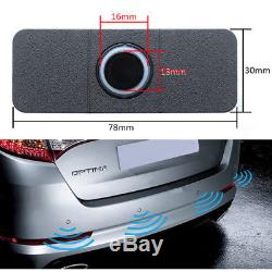 Car Reverse Backup Flat Radar Detector System LED Display Flat Parking 4 Sensors