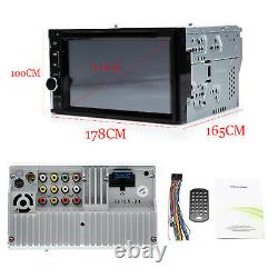 Car Stereo CD DVD Player 6.2 Double 2Din Bluetooth Radio TV Aux In + Rear Camer